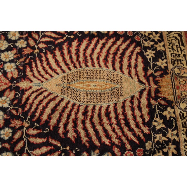 Persian Hand Knotted Prayer Rug For Sale - Image 14 of 18
