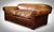 Up for grabs here is an absolute stunning large 2 seater george smith club sofa in stunning patinated leather. Pictures do...