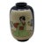 Vintage Japanese Mini Satsuma Vase With Hand-Painted Geisha Scene For Sale