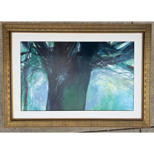Rare 1993 limited-edition art print of Oskar Koller’s 1992 work “Alter Baum” (Old Tree), published by Art&Book Edition,...