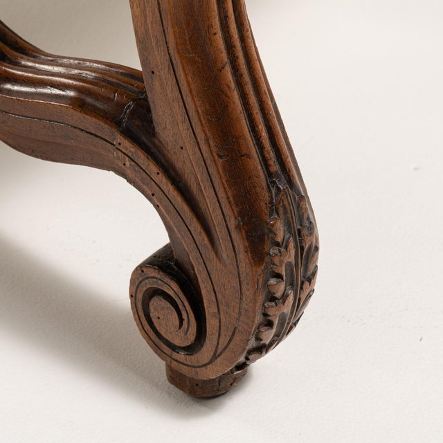 19th Century France Baroque Gold Wood Armchair For Sale In Greensboro - Image 6 of 9