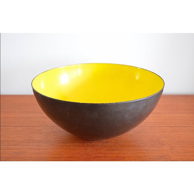 Enamelled Steel Bowl by Herbert Krenchel for Torben Ørskov, 1950s For Sale - Image 6 of 6