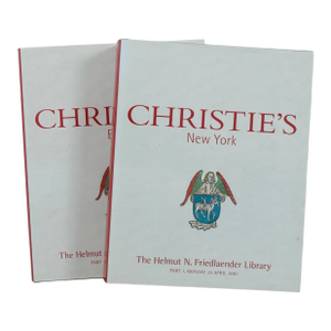 The Helmut N. Friedlaender Library Christie's Catalogs 2001