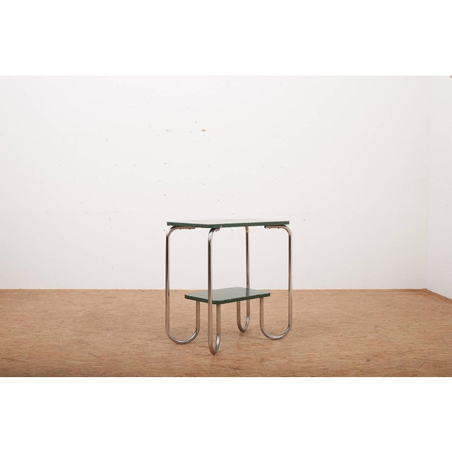 Steel Tube Console in Chrome-Plated Steel Tube and Plywood For Sale - Image 16 of 16