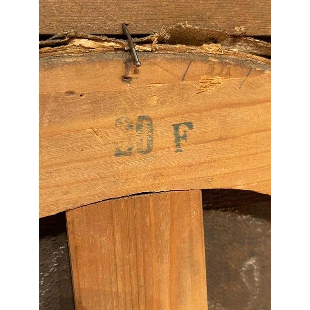 French Artist, Portrait of Noblewoman, 18th Century, Oil on Canvas, Framed For Sale - Image 13 of 15