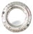 Tori Circular Wall Mirror in Aluminum by Martens & Visser For Sale