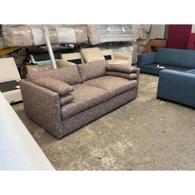This one-of-a-kind Kelly Wearstler inspired sofa was custom designed by an interior designer. It pairs a timeless,...