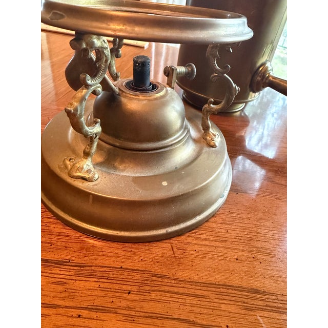 French Antique French Brass Coffee Maker With Spirit Burner For Sale - Image 3 of 4