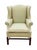 English Vintage Hickory Chair Chippendale Wingback Chair | Historic James River Plantations Collection For Sale - Image 3 of 18