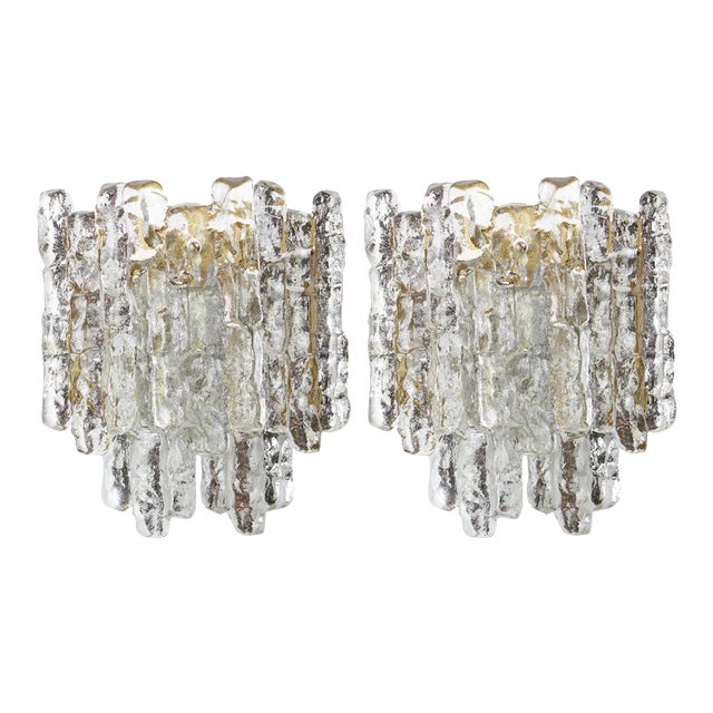 Large Austrian Sconces Wall Lights from Kalmar, 1960s, Set of 2 For Sale