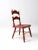 Red Vintage Kid's Ladder Back Chair For Sale - Image 8 of 11