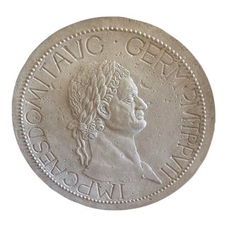 Vintage Italian Plaster Grand Tour of the Roman Emperor. For Sale