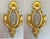 1970s French Louis XVI Gold Bronze Bead Wall Lamps Sconces 2pc- Pair For Sale - Image 13 of 13