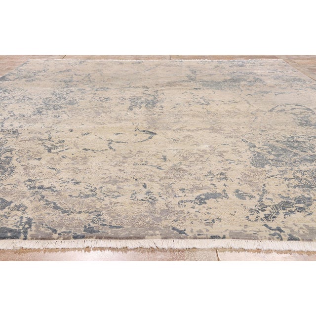 Vintage Contemporary Indian Rug, 09'00 X 12'00 For Sale - Image 9 of 10