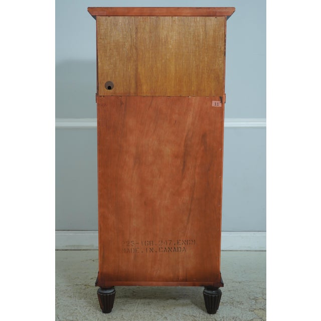 Durham Cherry 2 Door 5 Drawer Lingerie Chest For Sale - Image 15 of 17