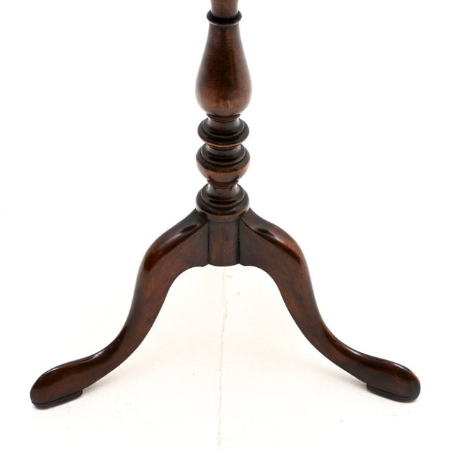 Antique Walnut Wine Table, 1910 For Sale - Image 6 of 7