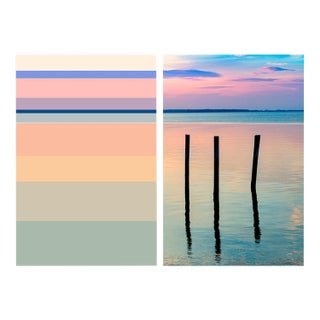 Contemporary Abstract Archival C-Print Photography “Temporal Perception 109 (Diptych)" by Serge Hamad For Sale