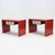 Red Lacquered Beside Tables by Kaisa Blomstedt, 2003, Set of 2 For Sale - Image 4 of 4