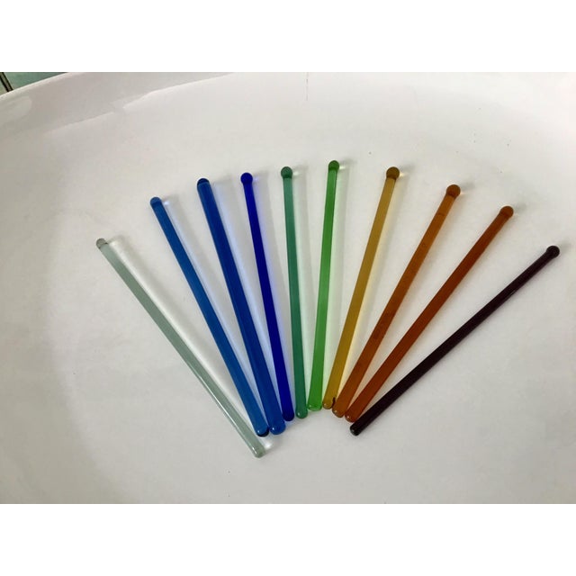 Antique Glass Swizzle Sticks Set of 10 Chairish