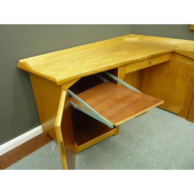 Anthroposophical Furniture Installation with Desk by Felix Kayser for Schiller Möbel, 1940s, Set of 3 For Sale - Image 14 of 17