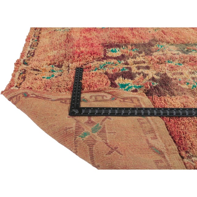 Late 20th Century Vintage Berber Moroccan Rug - 05'10 X 11'10 For Sale - Image 5 of 9