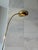 1960s Vintage Italian Brass Arc Floor Lamp With Genuine White Marble Base | Mid-Century Modern For Sale - Image 5 of 9