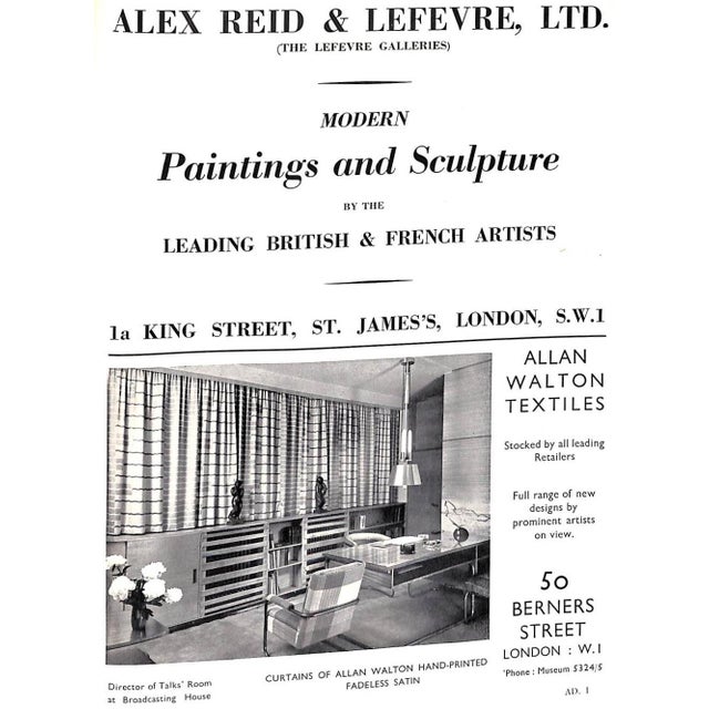 Paper "Modern Furnishing and Decoration" 1934 Patmore, Derek For Sale - Image 7 of 17