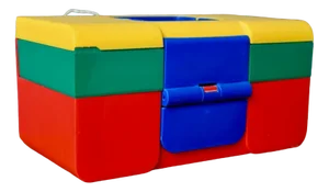 Vintage Plastic Storage Box, 1980