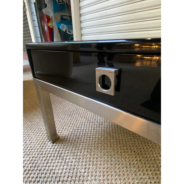 Side Table by Guy Lefèvre for Maison Jansen, 1970 For Sale - Image 3 of 7