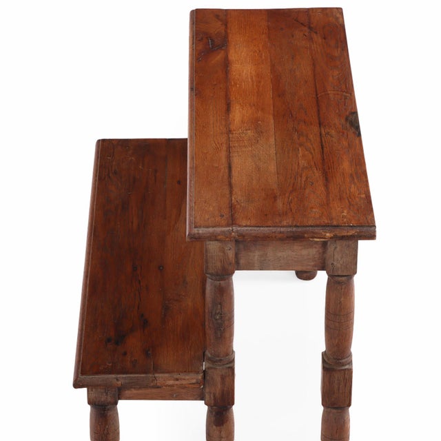 A Set of French Oak Library Steps, C. 1890. For Sale - Image 4 of 7