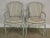 French French Louis XV Style Vintage 1960's Custom Painted Armchairs - a Pair For Sale - Image 3 of 13