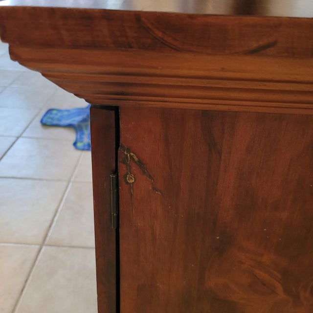 Wood 1970s Egyptian Revival Side Table For Sale - Image 7 of 12