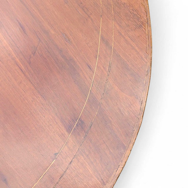 Antique Renaissance Revival Marquetry Walnut Oval Dining Table, Late 19th Century For Sale In Los Angeles - Image 6 of 18