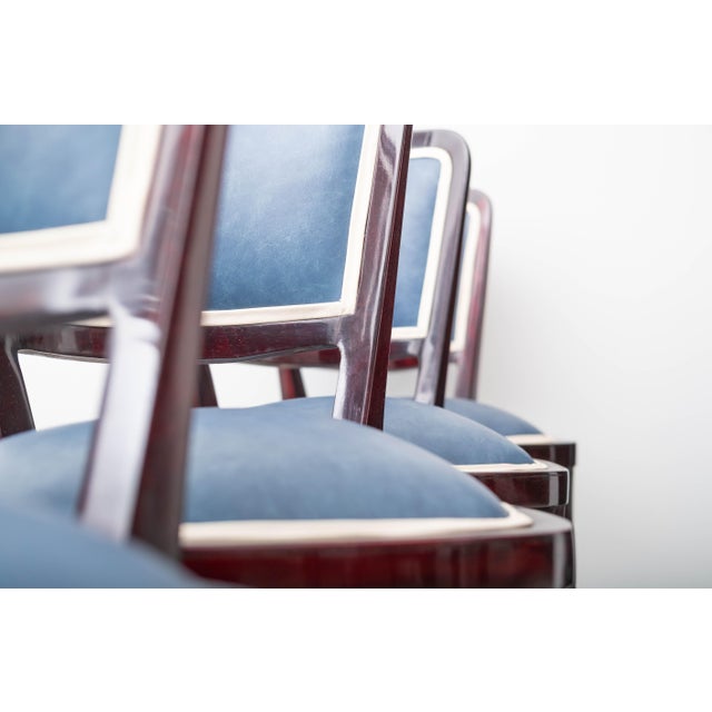 Art Nouveau Dining Chairs from Prof. Josef Hoffmann / Robert Fix, Vienna, Austria, 1900s, Set of 3 For Sale - Image 9 of 18