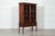 English Mahogany Arched Glazed Dresser Cabinet, 1910 For Sale - Image 6 of 18