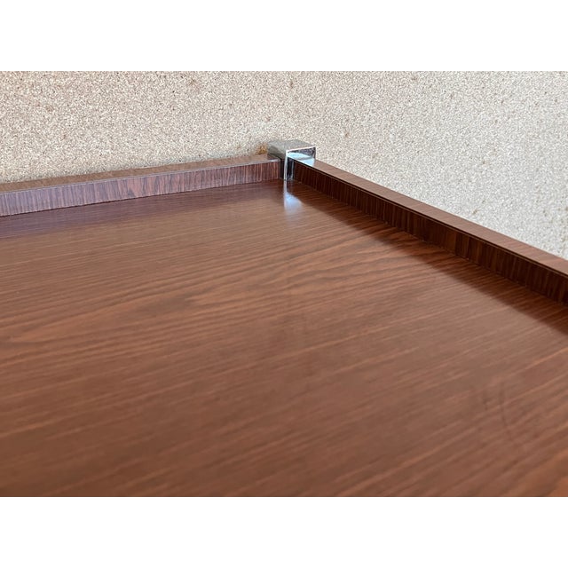 Italian Mid-Century Modern Rolling Bar/Serving Cart For Sale - Image 11 of 12