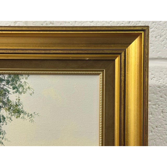 Castlewellan Lake in Northern Ireland by 20th Century British Artist Circa 1995 For Sale - Image 13 of 13