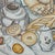 Vintage Original Pencil Drawing French Bakery Still Life Signed Paul Besse For Sale - Image 4 of 11