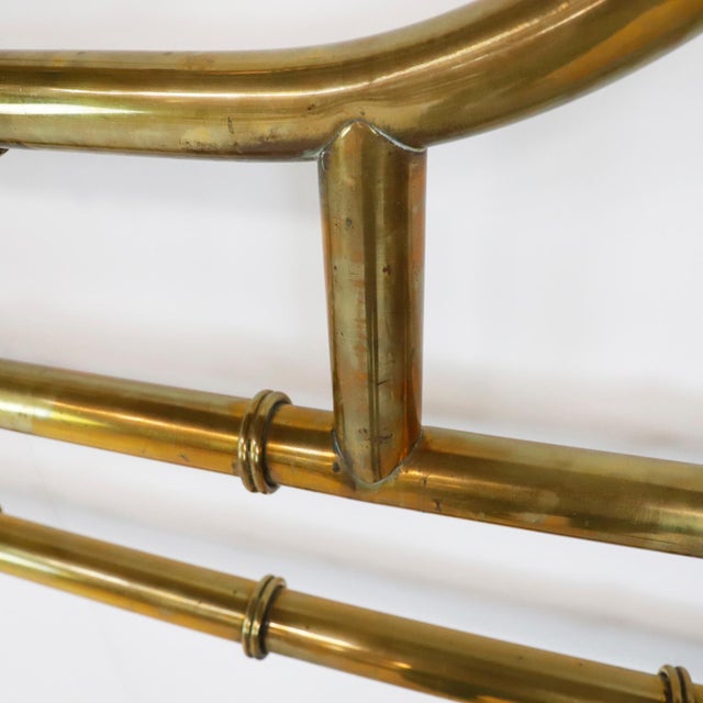 circa 1960. We offer this Big Size Cobra Headboard attributed to Arturo Pani. Made in brass and bronze and laton. Great...