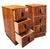 Brown Art Deco Bedside Cabinets, 1930s, Set of 2 For Sale - Image 8 of 10