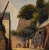 Tan Pair of Detailed European Landscapes by 19th Century French School For Sale - Image 8 of 9
