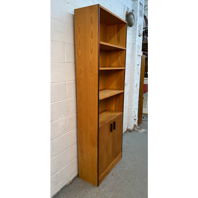 Mid-Century Modern Style Bookcase W/ Storage For Sale - Image 4 of 7