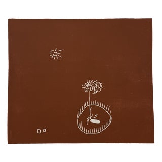 Claudio Granaroli, Composition, 1970s, Linocut For Sale