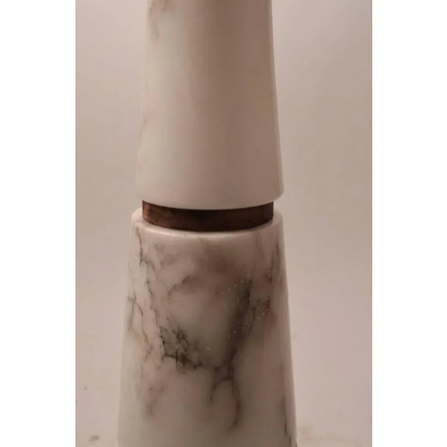 Modernist Italian Marble Lamp For Sale In New York - Image 6 of 9