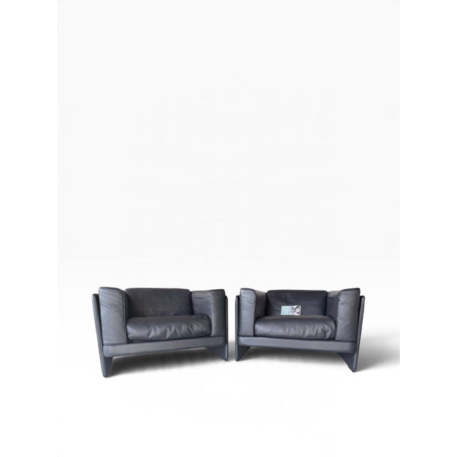 Le Capannelle Chairs by Tito Agnoli for Poltrona Frau, 1980s, Set of 2 For Sale - Image 13 of 13