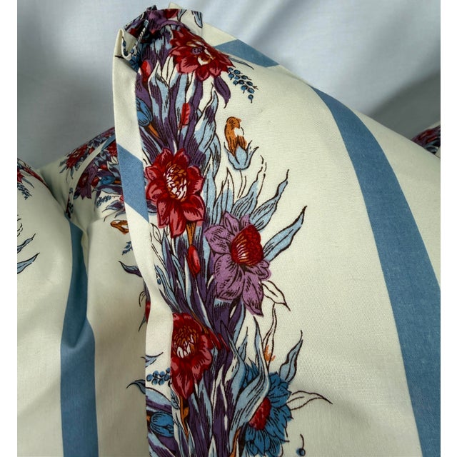 Transitional Brunschwig & Fils "Mistral Stripe" 22" Pillows-a Pair For Sale - Image 3 of 4