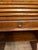 Antique Quarter Sawn Solid Oak Child's Roll Top Trestle Desk - Original Brass For Sale - Image 4 of 13