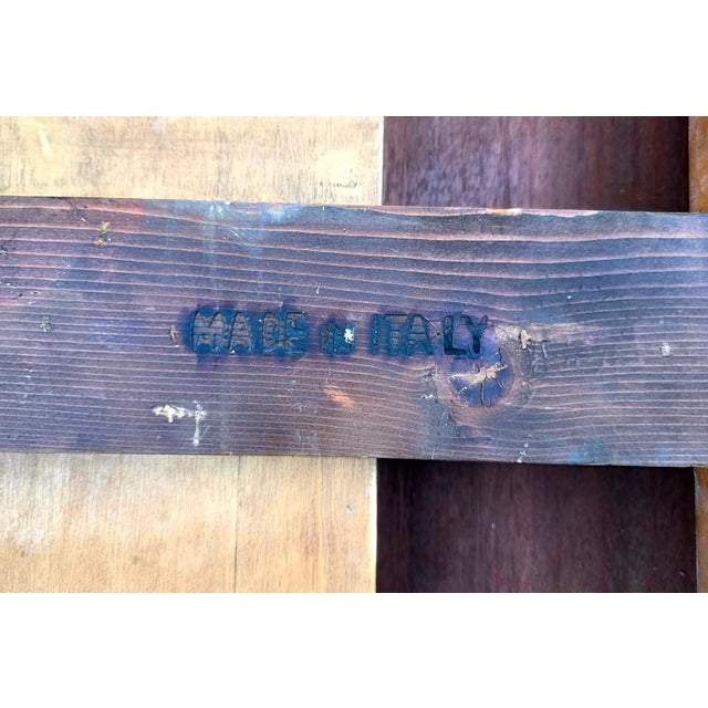 Antique Late 19th/Early 20th Century Italian Rosewood and Walnut Wrought-Iron Campaign Desk For Sale - Image 9 of 9
