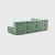 Contemporary Flexible Small Corner Sofa by Ambivalenz, Set of 9 For Sale - Image 3 of 5