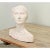 French Vintage Plaster Bust of a Lady For Sale - Image 4 of 9